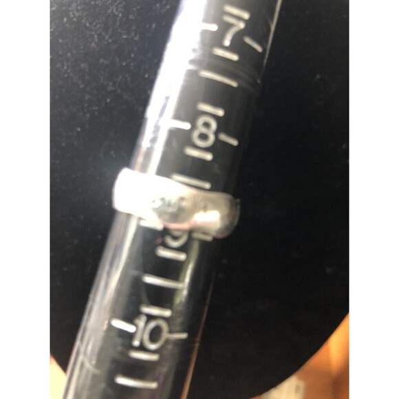 925 STERLING SILVER Faith Band Ring Size 8.5 - Picture 4 of 6